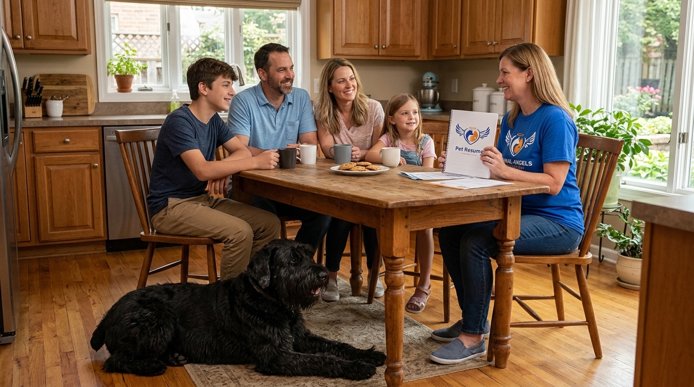 Woman from Animal-Angels Foundation is helping pet owners with pet resume